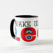 MUG RÉVEILLEZ-VOUS LEO ! (Devant gauche)