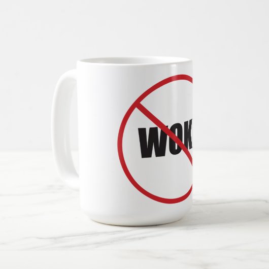 Mug Réveillez-Vous, Pas Réveillé. (Devant gauche)