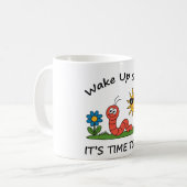 Mug Réveillez-vous S*luts il est temps de pécher (Devant gauche)