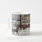 Mug Réveillon de Noël de la rue d'hiver (Devant gauche)