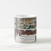 Mug Réveillon de Noël de la rue d'hiver (Centre)
