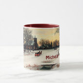 Mug Réveillon de Noël, Modèle, (Centre)