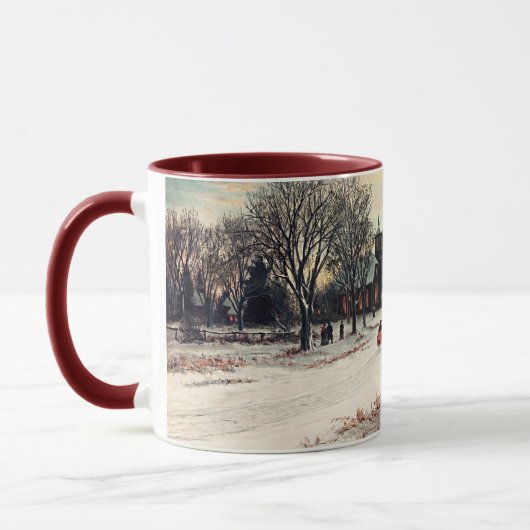 Mug Réveillon de Noël, Modèle, (Gauche)
