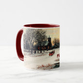 Mug Réveillon de Noël, Modèle, (Devant gauche)