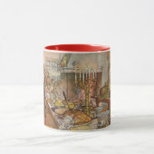 Mug Réveillon de Noël par Carl Larsson, Vacances Vinta (Centre)