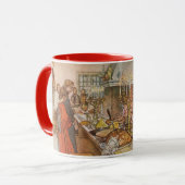 Mug Réveillon de Noël par Carl Larsson, Vacances Vinta (Devant gauche)