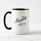 Mug Révélation de grossesse de l'année d'Abuelito & Fê (Gauche)