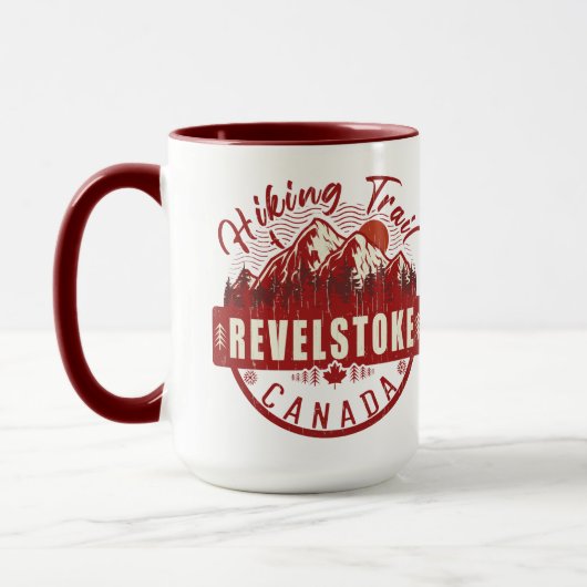 Mug Revelstoke Colombie-Britannique Canada (Gauche)