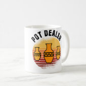 Mug Revendeur de pots - Céramique de poterie (Devant droit)