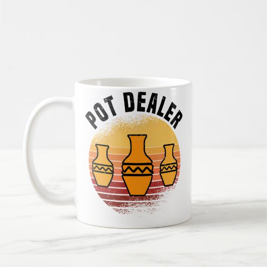 Mug Revendeur de pots - Céramique de poterie (Gauche)