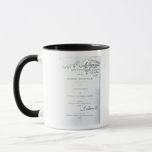 Mug Revendication des droites de Woman (Gauche)