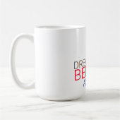 Mug Rêver croire atteindre le basket-ball (Gauche)