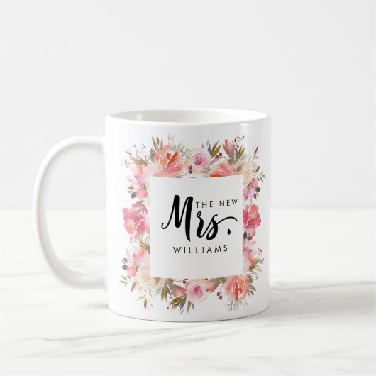 Mug Rêver rose | MARIAGE LE NOUVEAU MRS Typographie (Gauche)