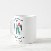 Mug Rêver Toujours D'Une Solution À Deux États (Devant gauche)