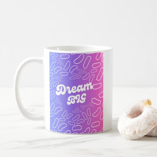 Mug Rêver une grande inspiration (Avec donut)