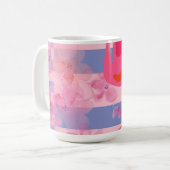 Mug Rêverie de flamant rose (Devant gauche)