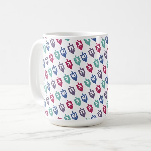 Mug Rêves colorés Hanoukka (Devant gauche)
