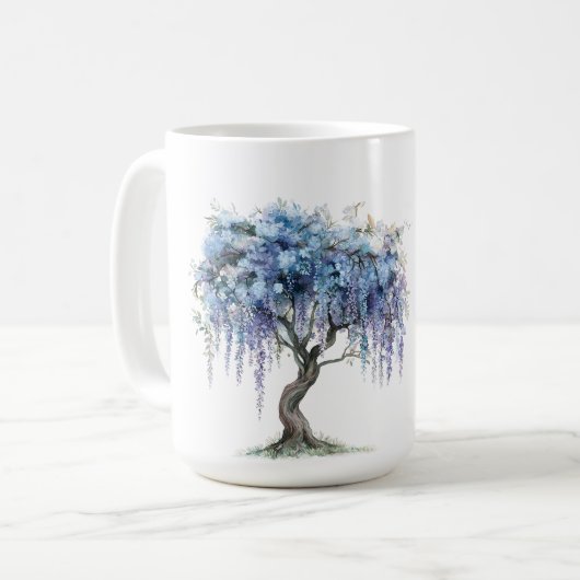 Mug Rêves d'arbre pourpre (Devant gauche)
