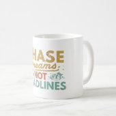 Mug Rêves de chasse, pas échéances (Devant droit)