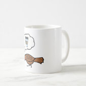 Mug Rêves de faisan de café (Devant droit)