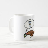 Mug Rêves de faisan de café (Devant gauche)