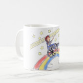 Mug Rêves de fauteuil roulant - au-dessus de (Devant gauche)