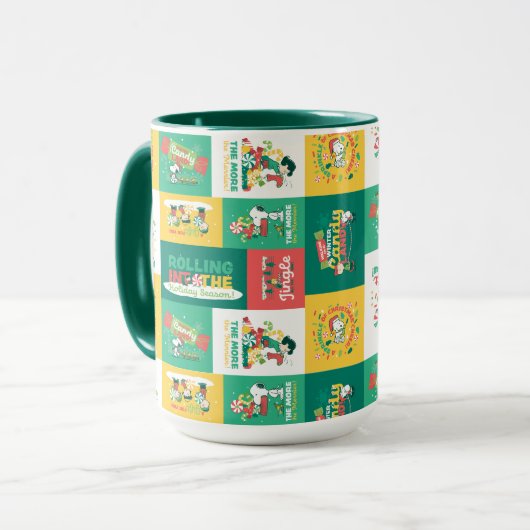 Mug Rêves de menthe à cacahuètes | Motif de vacances (Devant gauche)