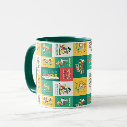 Mug Rêves de menthe à cacahuètes | Motif de vacances (Devant gauche)
