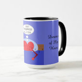 Mug Rêves de mon coeur (Devant droit)