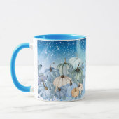 Mug Rêves de nuit Citrouilles bleus (Gauche)