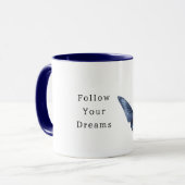 Mug Rêves de papillon bleu (Devant gauche)