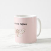 Mug Rêves de papillon rose (Devant droit)