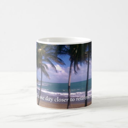 Mug Rêves de retraite d'île (Centre)