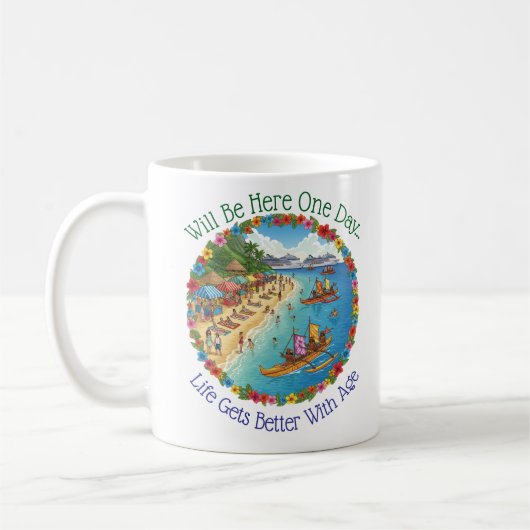 Mug Rêves de vacances tropicales (Gauche)