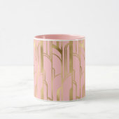 Mug Rêves Deco rose et or (Centre)