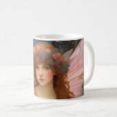 Mug Rêves Enchanteurs : Un Portrait De Fée Rose Whimsi (Devant droit)