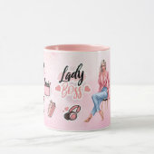 Mug Rêves et objectifs de femme d'affaires (Centre)