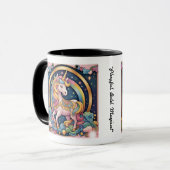 Mug "Rêves magiques arc-en-ciel" (Devant gauche)
