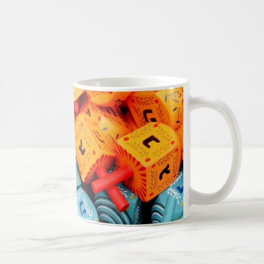Mug Rêves orange et bleu (Droite)