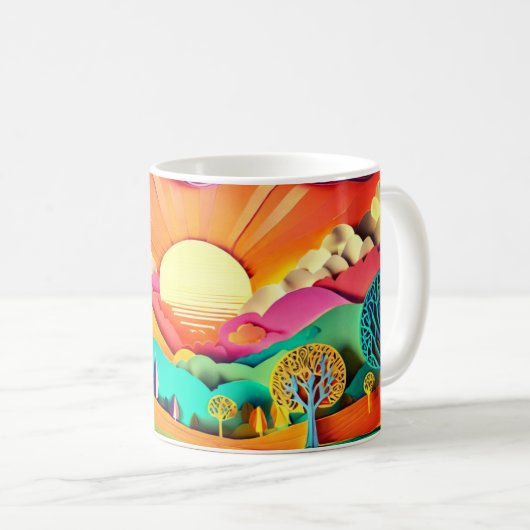Mug Rêves papier" (Devant droit)
