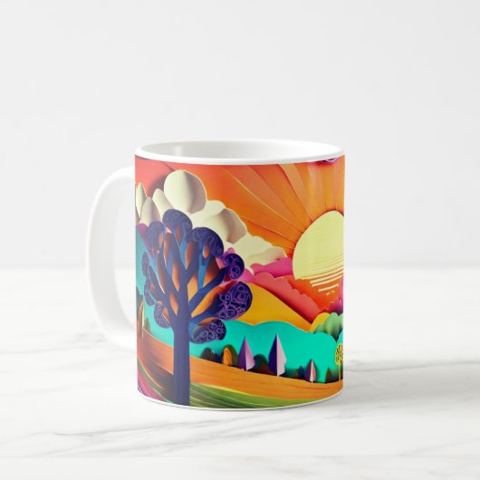 Mug Rêves papier" (Devant gauche)