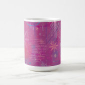 Mug Rêves roses abstraits (Centre)
