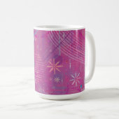 Mug Rêves roses abstraits (Devant droit)