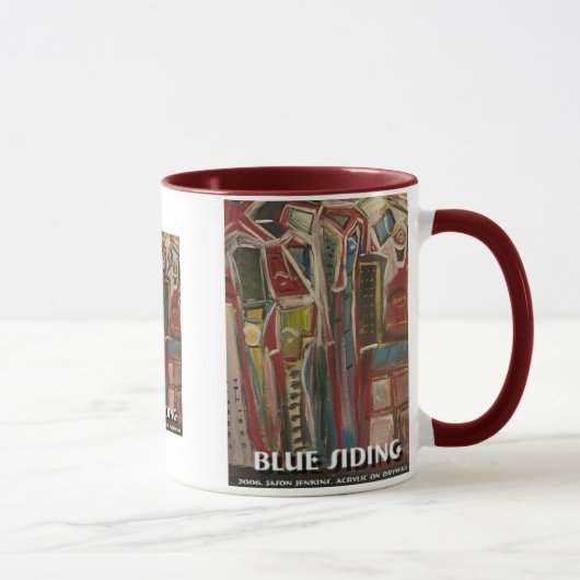Mug revêtement bleu (Droite)