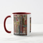 Mug revêtement bleu (Gauche)