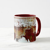 Mug Revêtement de terre à goutte de peinture (Devant droit)