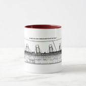 Mug Revêtements blancs d'étoile (Centre)