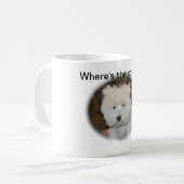 Mug Rêveur le westie embêtant (Devant gauche)