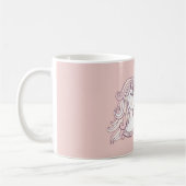 Mug Rêveur Licorne Blanc Rose (Gauche)