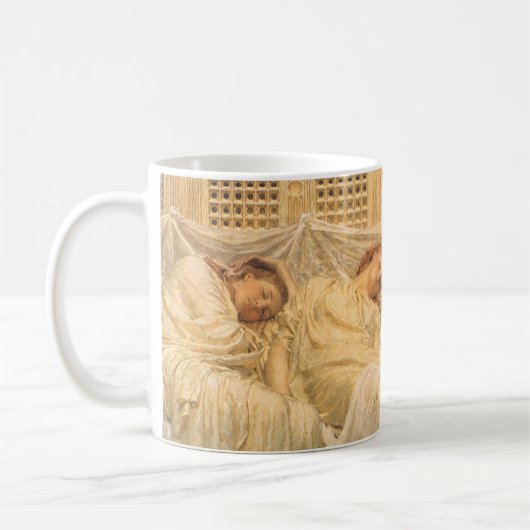 Mug Rêveurs par Albert Joseph Moore, Art victorien (Gauche)
